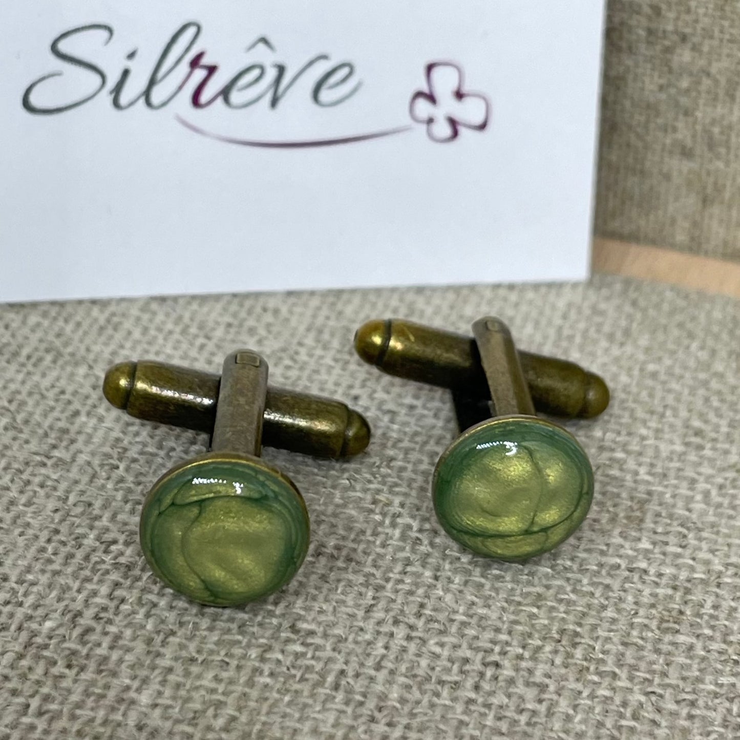 Coppia di gemelli uomo in bronzo