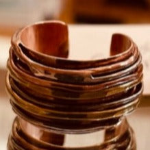 Anello 'Sentieri' - Bronzo, Rame, Ottone e Ag. 925