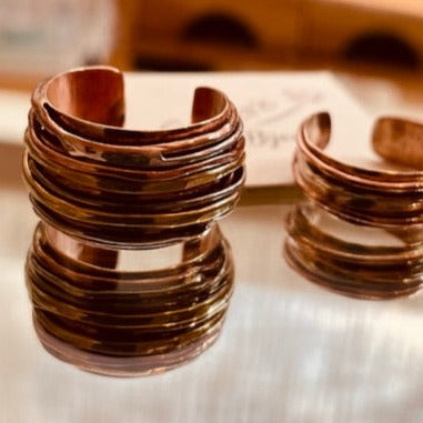 Anello 'Sentieri' - Bronzo, Rame, Ottone e Ag. 925