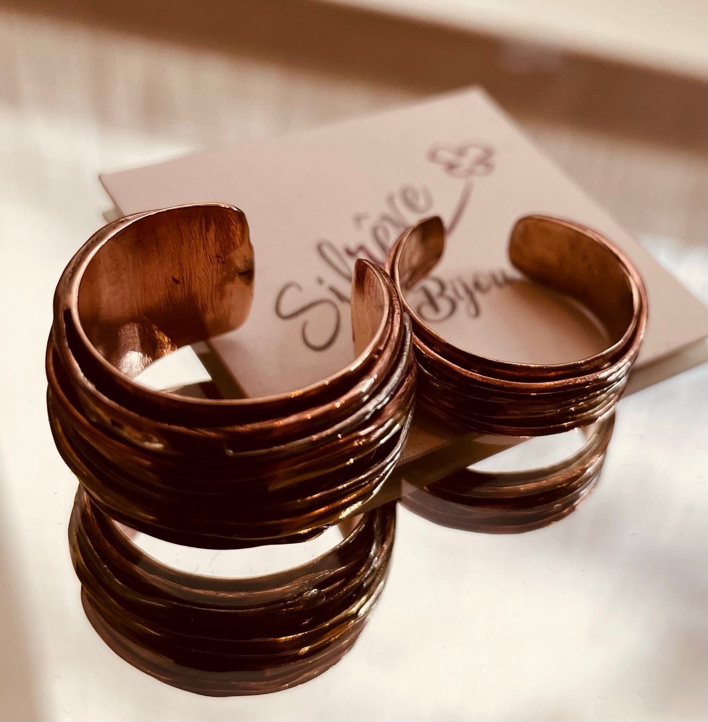 Anello 'Sentieri' - Bronzo, Rame, Ottone e Ag. 925