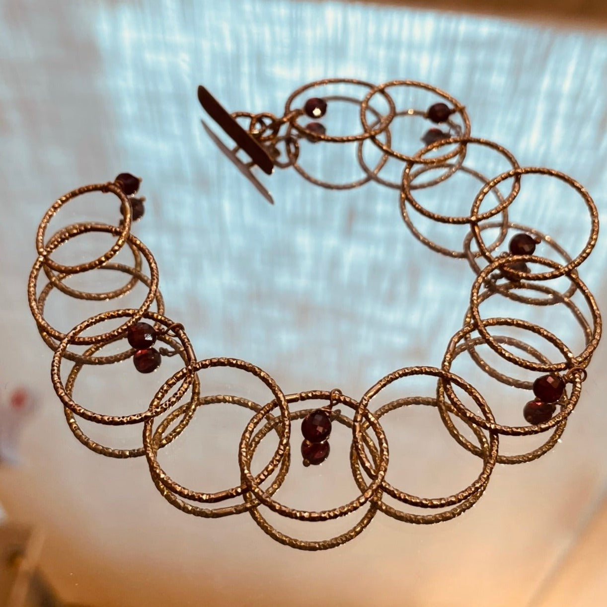 Bracciale ‘Cleo’, in bronzo diamantato