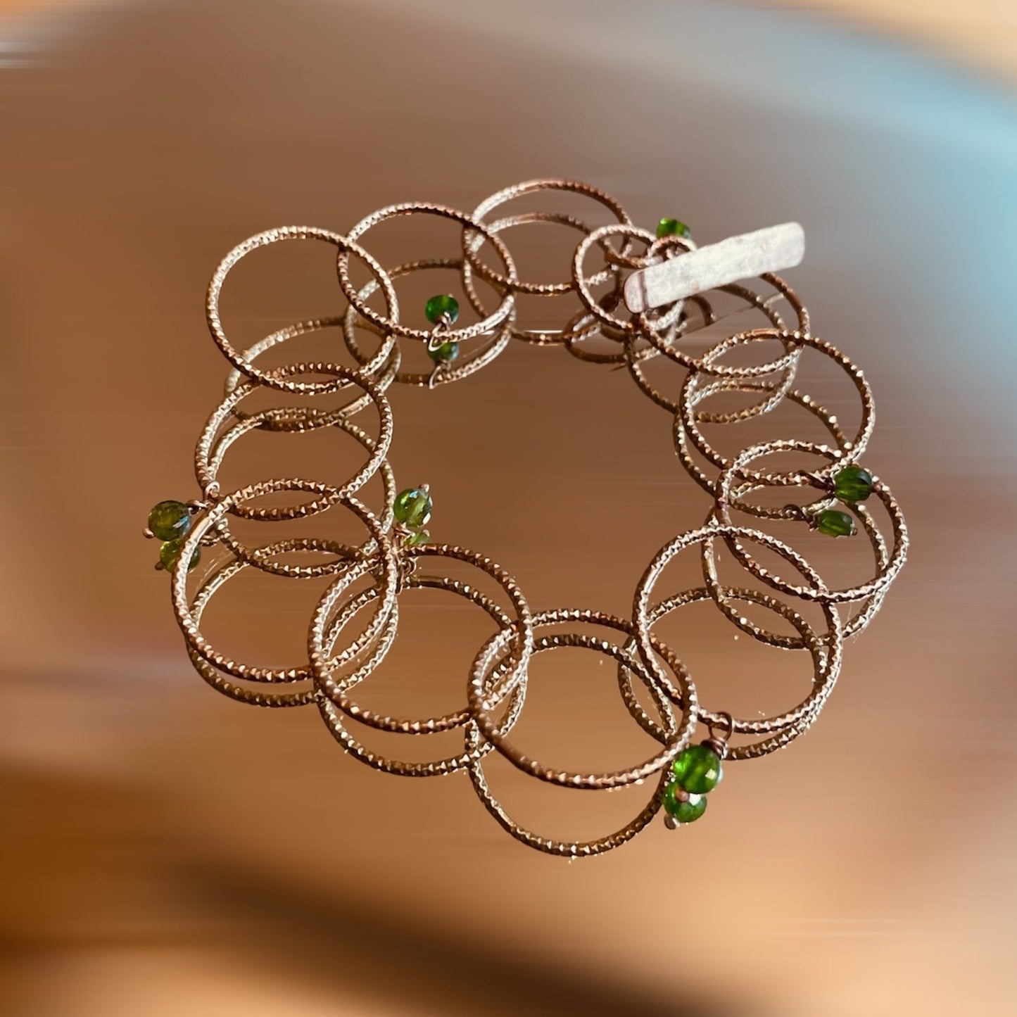 Bracciale ‘Cleo’, in bronzo diamantato