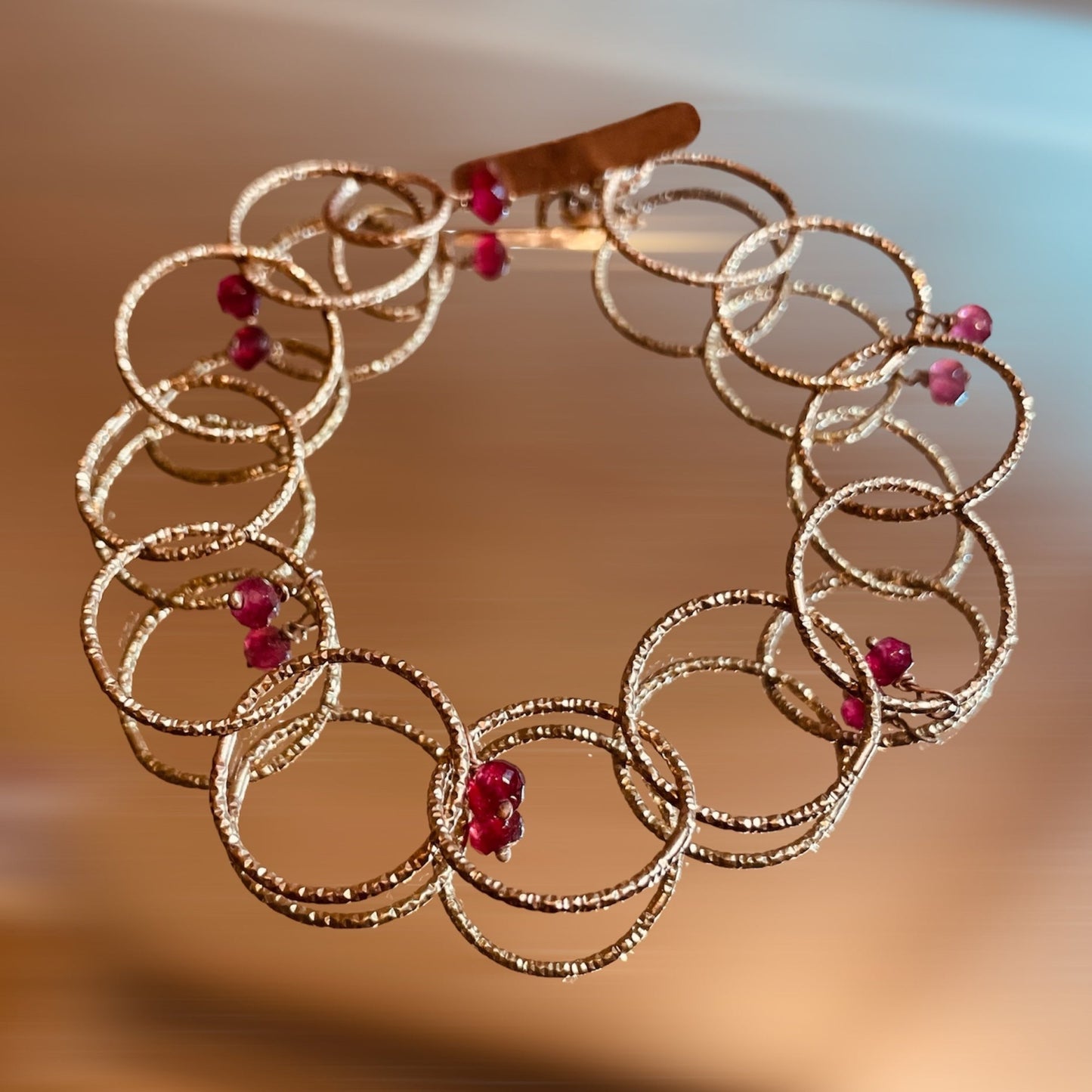 Bracciale ‘Cleo’, in bronzo diamantato