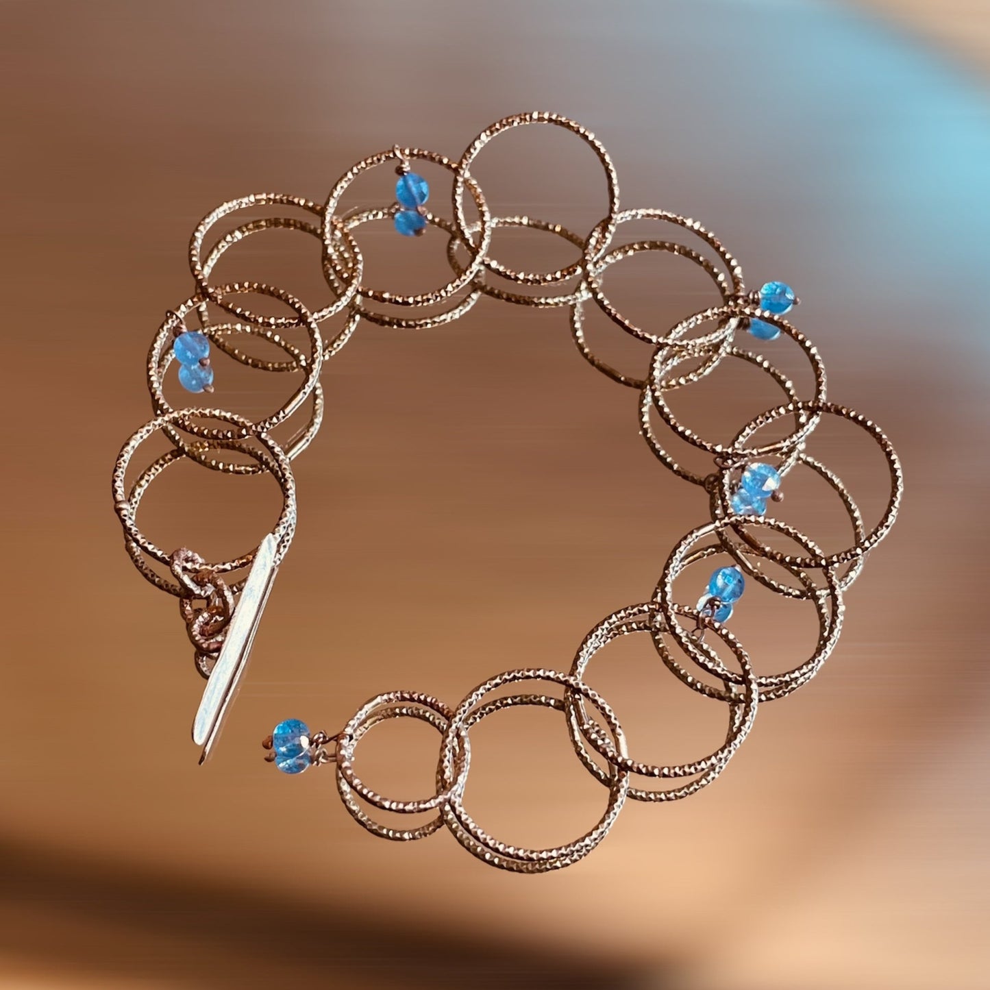 Bracciale ‘Cleo’, in bronzo diamantato