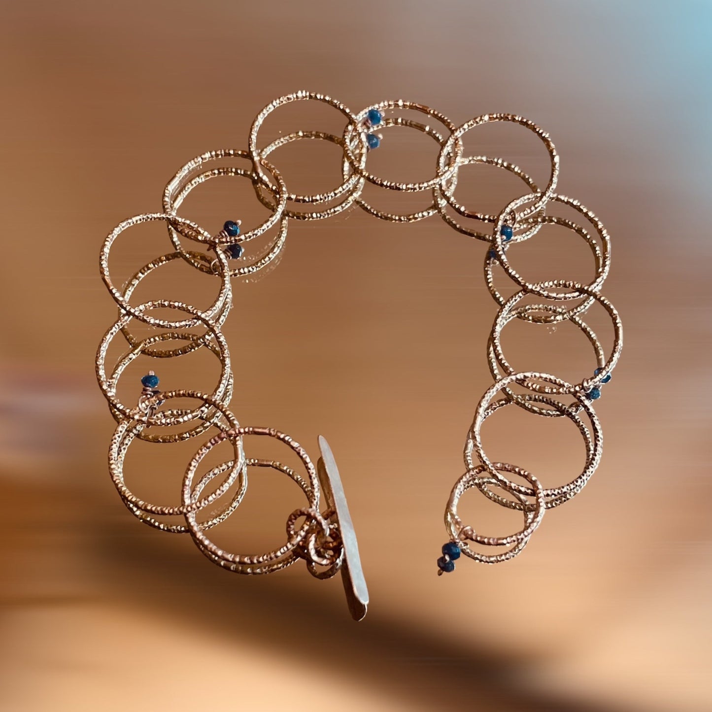 Bracciale ‘Cleo’, in bronzo diamantato