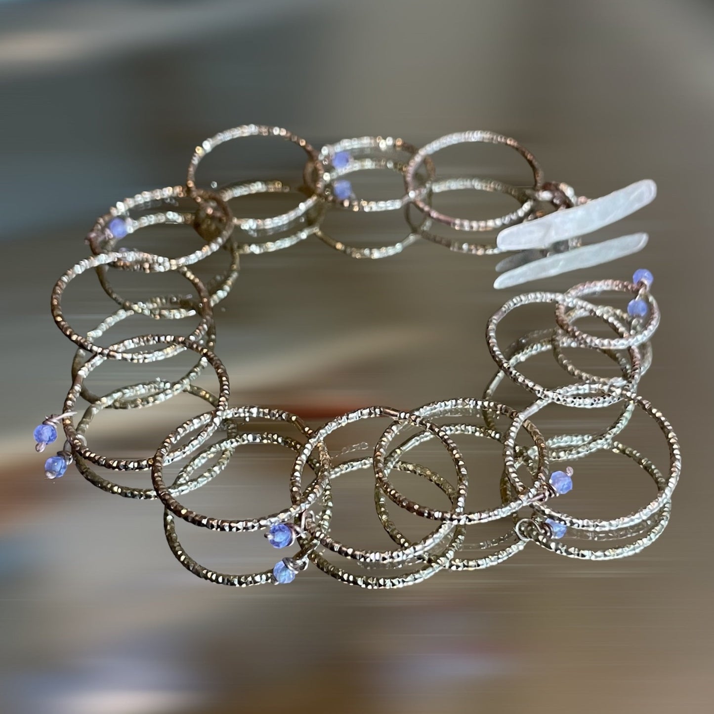 Bracciale ‘Cleo’, in bronzo diamantato